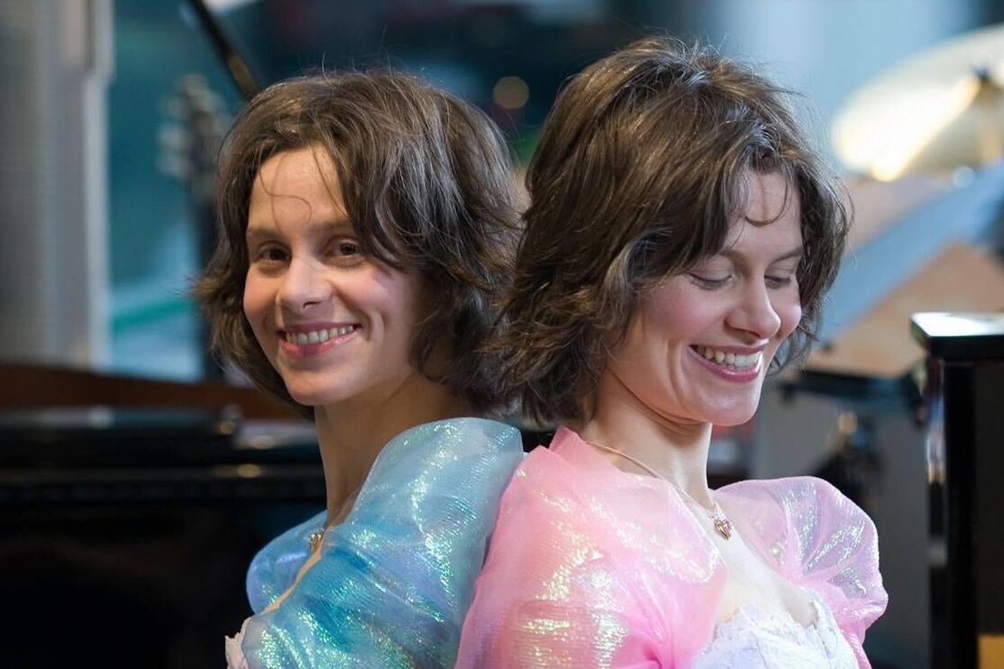 映画「デュオ 1/2のピアニスト」のモデルとなったプレネ姉妹。左から妹のオードリー、姉のダイアン