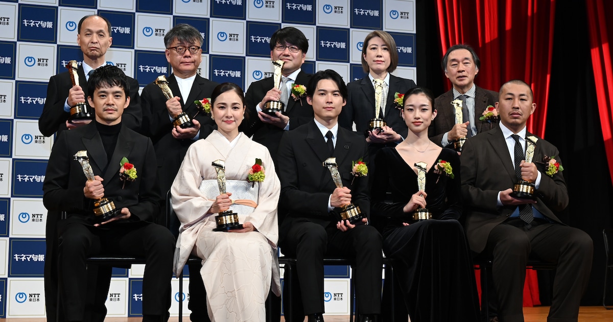 キネマ旬報ベスト・テン表彰式に河合優実、松村北斗、忍足亜希子、池松 