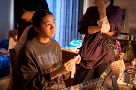 「女神降臨 Before 高校デビュー編」メイキング写真