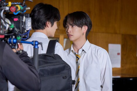 「女神降臨 Before 高校デビュー編」メイキング写真