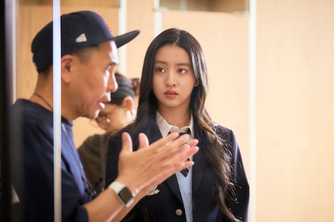 「女神降臨 Before 高校デビュー編」メイキング写真