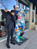 第75回ベルリン国際映画祭にて「海辺へ行く道」ワールドプレミアに出席した原田琥之佑