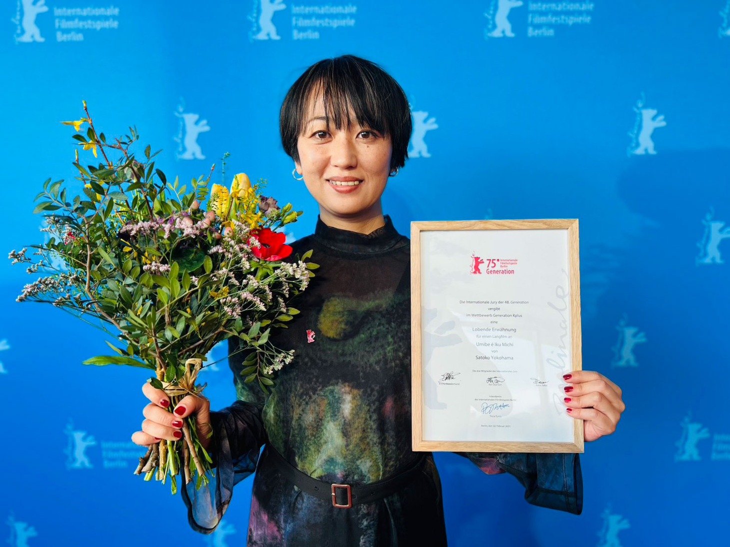 第75回ベルリン国際映画祭ジェネレーション部門で、監督作「海辺へ行く道」がスペシャルメンションに輝いた横浜聡子