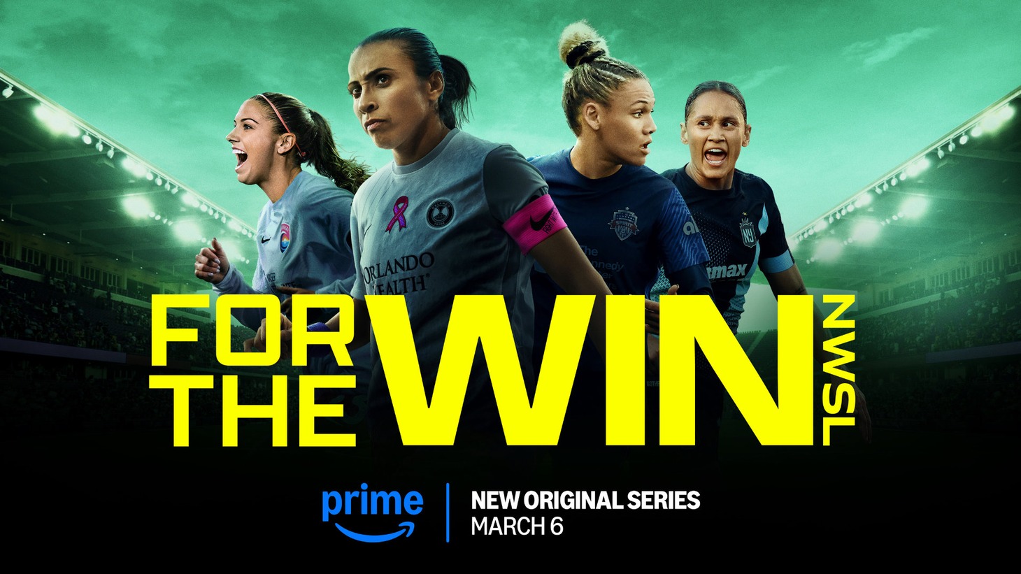 Amazon Original「勝利のために：全米女子サッカーリーグ」シーズン1ビジュアル ©Amazon MGM Studios