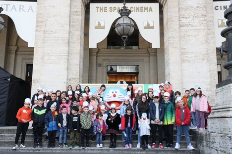 「映画ドラえもん のび太の絵世界物語」ワールドプレミア上映の様子