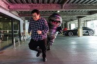 「松島トモ子 サメ遊戯」場面写真