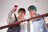 映画「顔だけじゃ好きになりません」メイキング写真