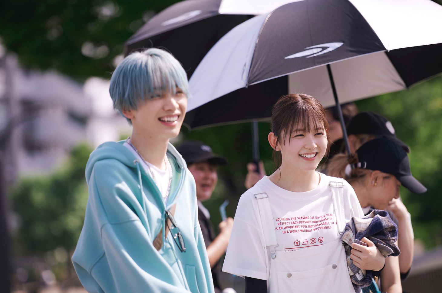映画「顔だけじゃ好きになりません」メイキング写真