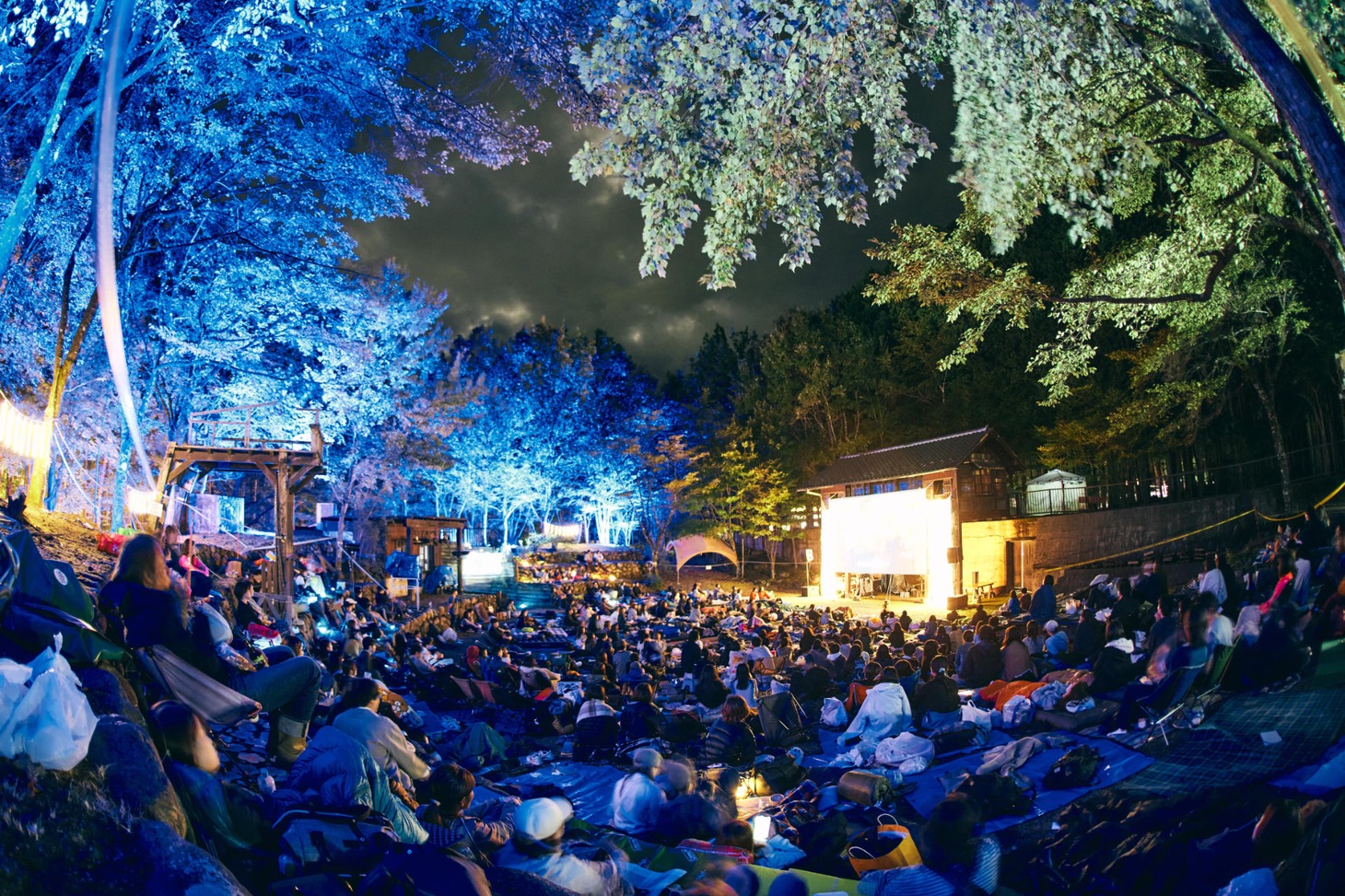 「丘の向こうに森の映画祭」のイメージビジュアル