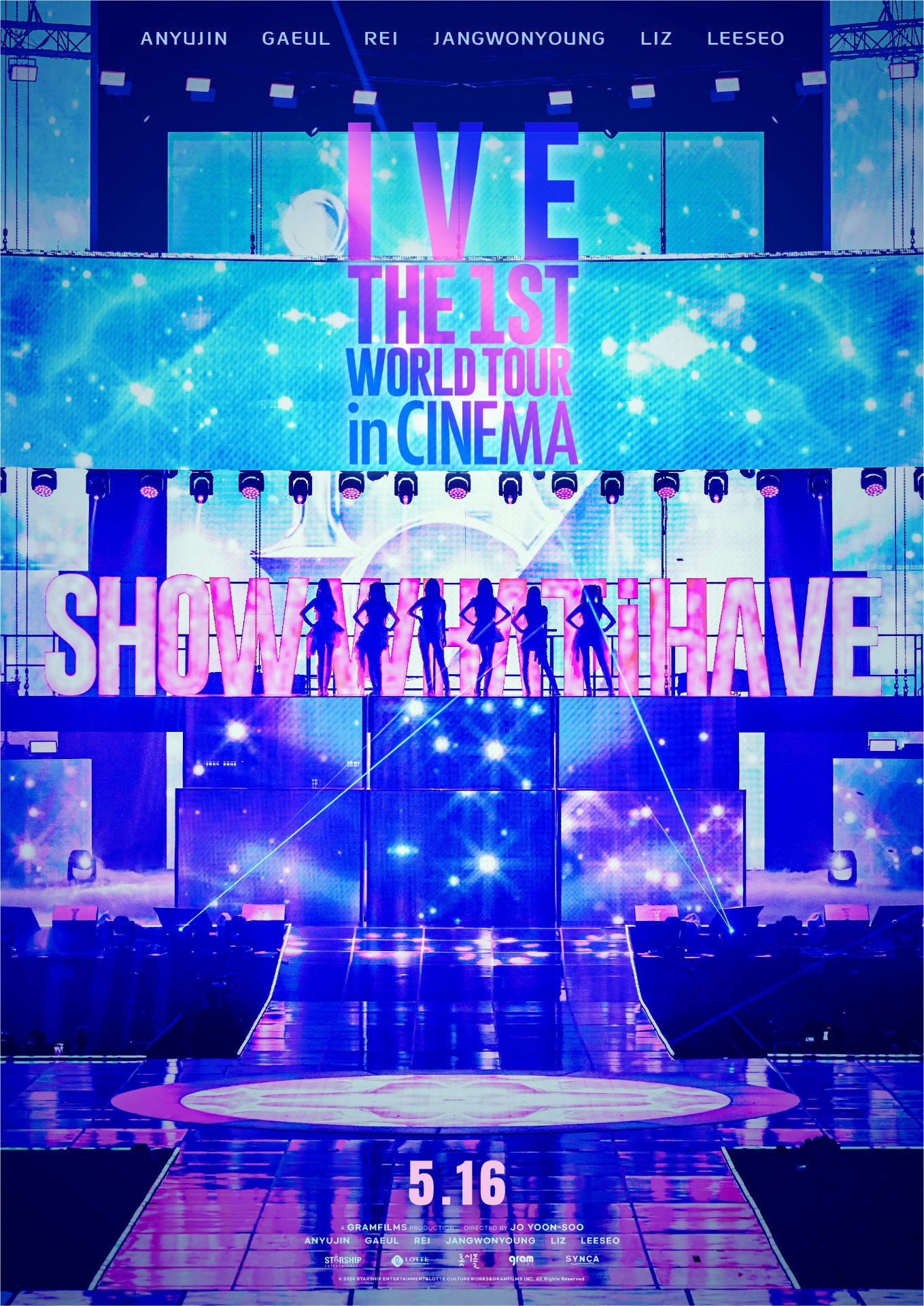「IVE THE 1ST WORLD TOUR in CINEMA」ティザービジュアル