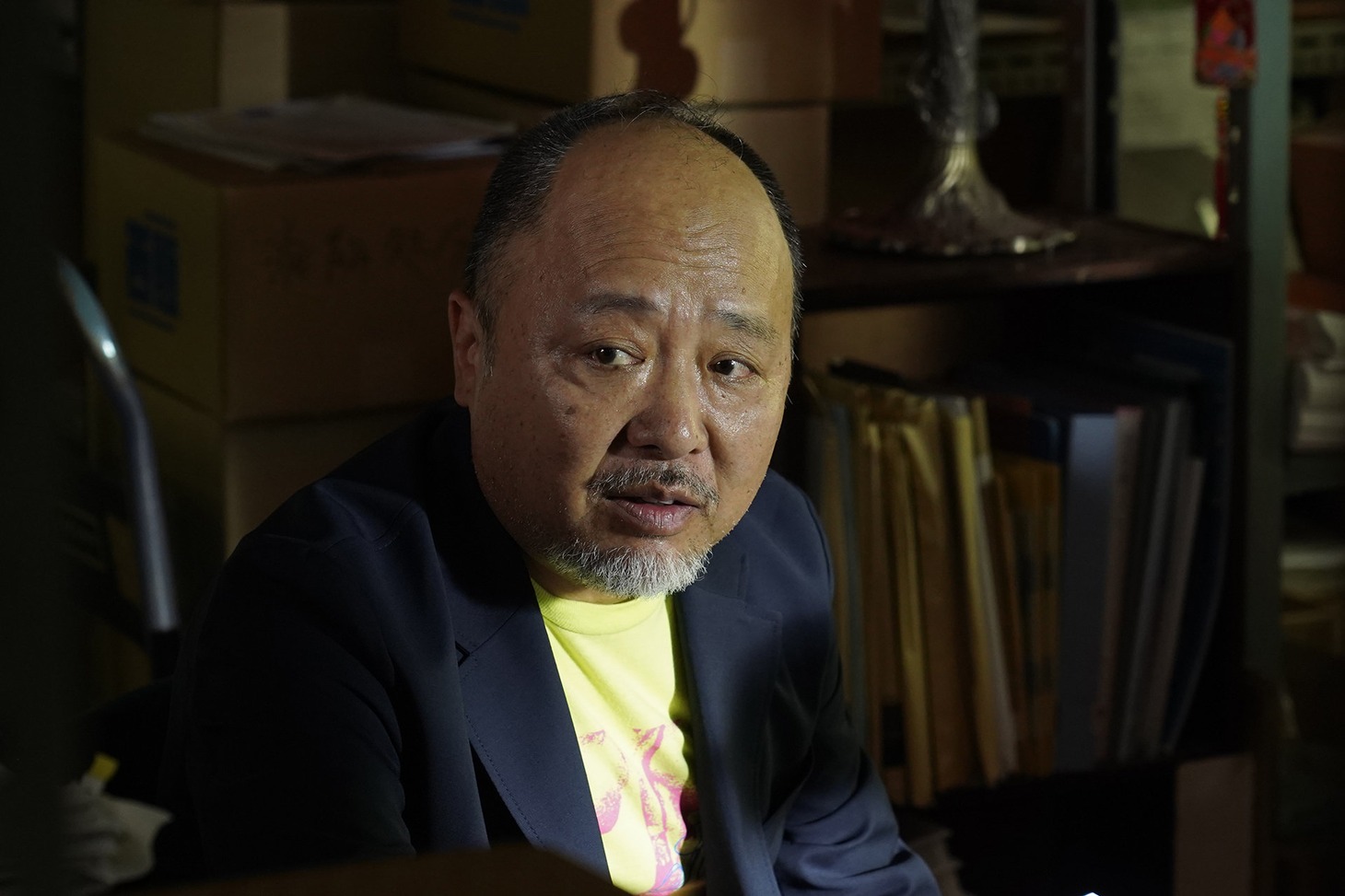 「リライト」より、マキタスポーツ演じる多岐川