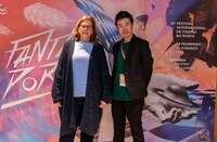 「光る川」第45回ポルト国際映画祭での上映後の様子