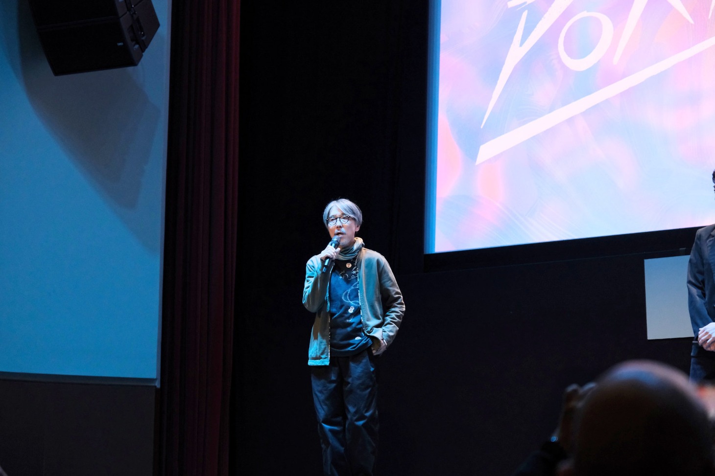 「蘭島行」第45回ポルト国際映画祭での上映に登壇した鎌田義孝