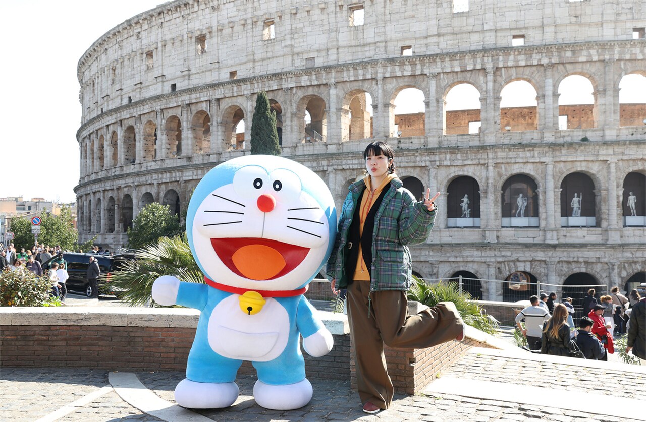 「映画ドラえもん」あいみょんがローマ名所を巡りまくる！旅の様子を収めた映像解禁