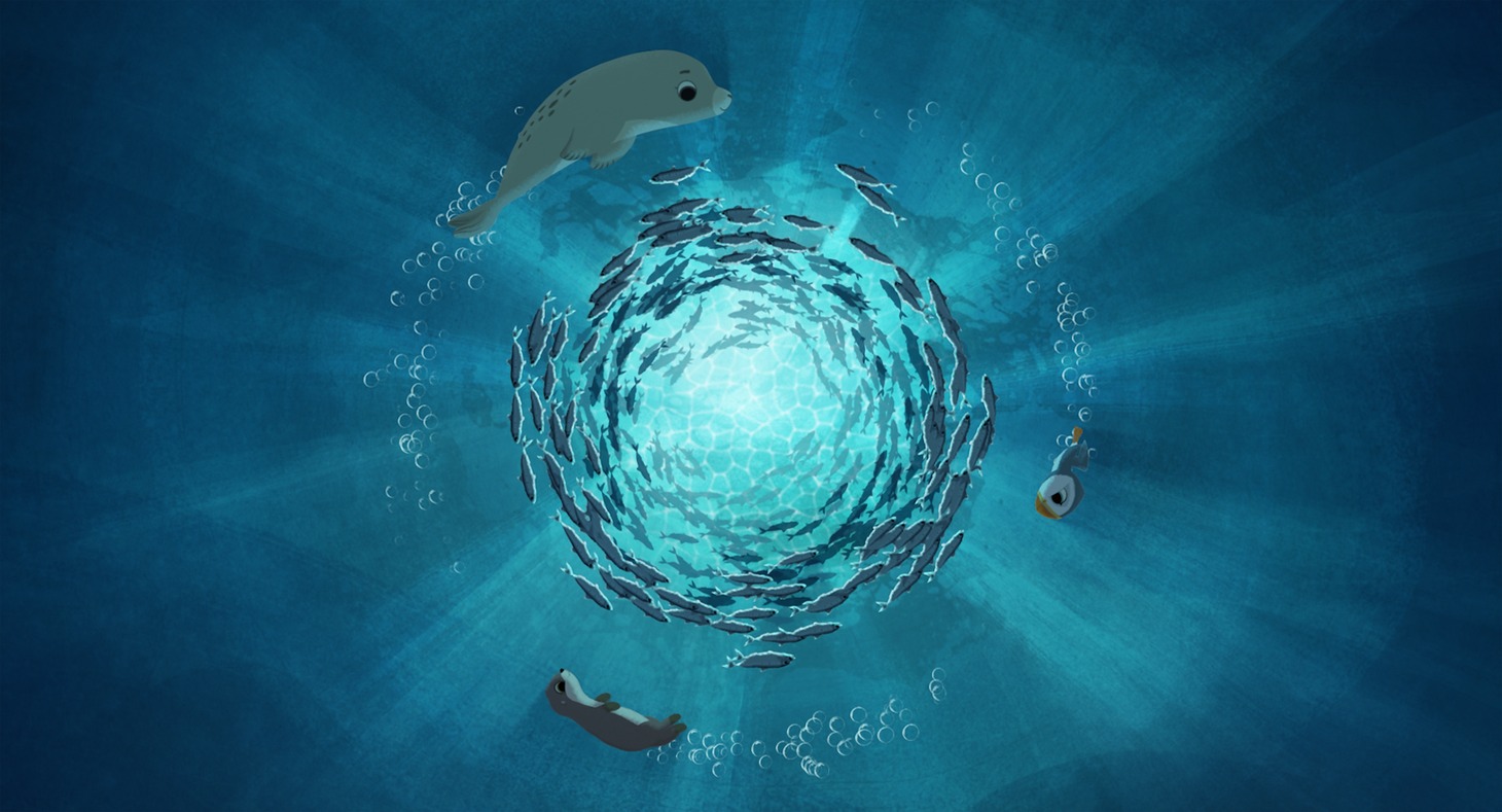 「パフィンの小さな島」新場面カット