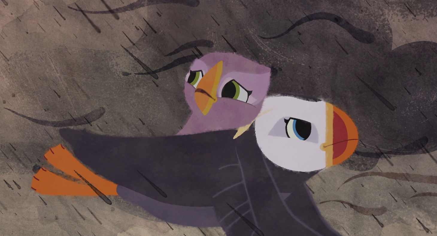 「パフィンの小さな島」新場面カット