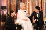 第48回日本アカデミー賞授賞式より、優秀主演女優賞に輝いた草笛光子（中央）©︎日本アカデミー賞協会