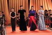 優秀助演女優賞の受賞者たち。左から芦田愛菜、清原果耶、土屋太鳳、山田杏奈 ©︎日本アカデミー賞協会
