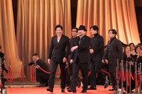 優秀助演男優賞の受賞者たち。左から大沢たかお、内野聖陽、佐藤二朗、岡田将生、山田孝之 ©︎日本アカデミー賞協会