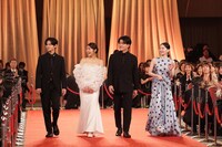 新人俳優賞の受賞者たち。左から齋藤潤、渋谷凪咲、森本慎太郎、山田杏奈 ©︎日本アカデミー賞協会