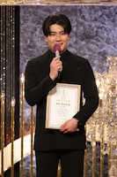 第48回日本アカデミー賞授賞式より、新人俳優賞に輝いた森本慎太郎 ©︎日本アカデミー賞協会