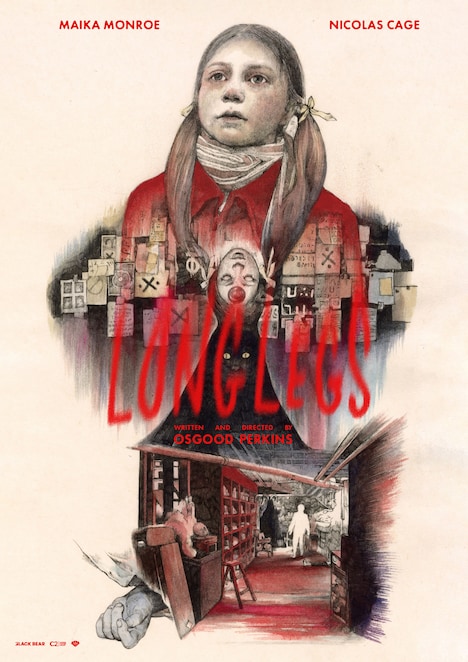 「ロングレッグス」オルナタティブポスター（ヒグチユウコ×大島依提亜）