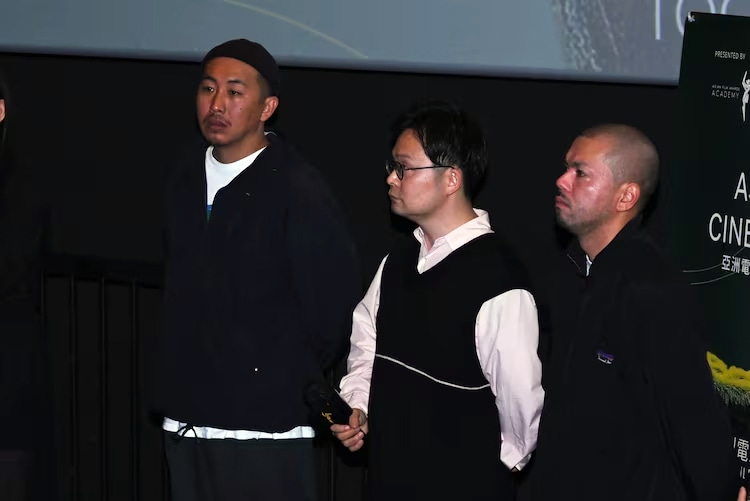 左から三宅唱、和田清人、Hi'Spec