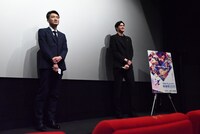 「渡邊雄太 ～傷だらけの挑戦者～」舞台挨拶の様子