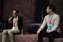 左から荒牧伸志、前田真宏