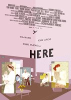 「HERE 時を越えて」大島依提亜によるオルタナティブポスター