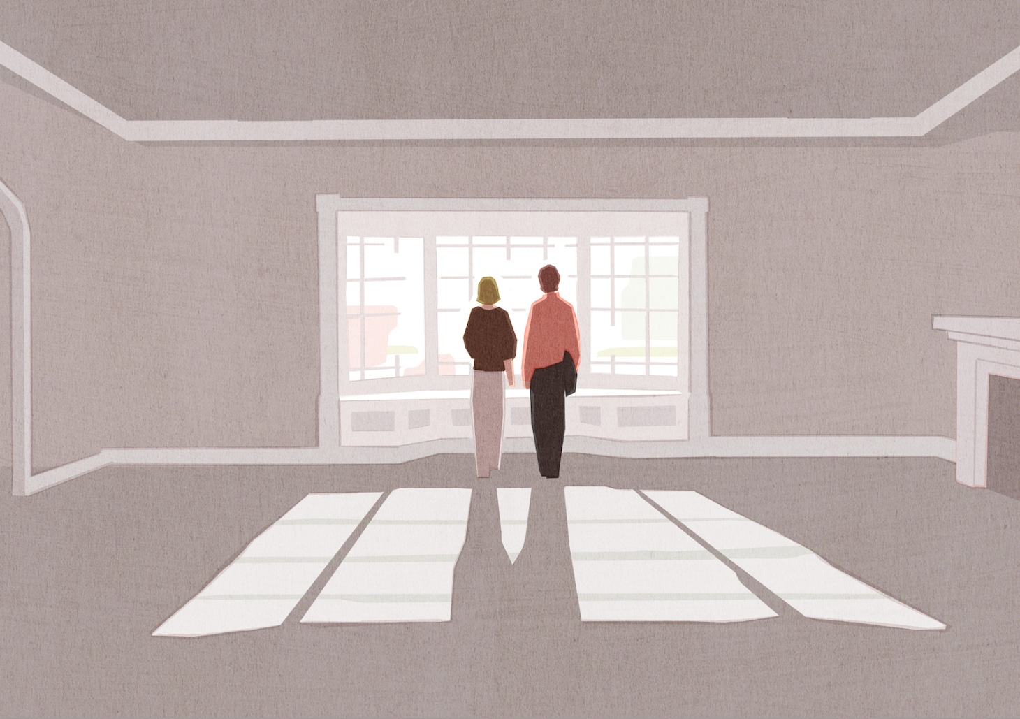 「HERE 時を越えて」坂内拓によるイラスト