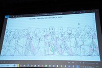 「つるばみ色のなぎ子たち」キャラクターの身長を比較する資料