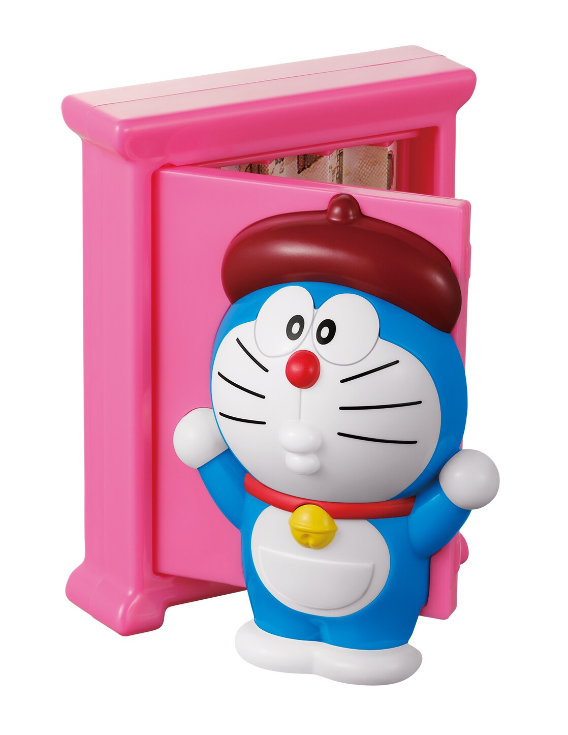 おすわりドラえもん２枚セット「えへへ」&amp; 「どこでもドア」(ポスター作品) 村上隆 おすわりドラえもん「どこでもﾄﾞｱ」 オフセット版画