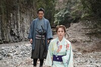 TOS開局55周年記念時代劇ドラマ「はぐれ鴉」より、大分・豊後大野市の滞迫峡で撮影されたシーン