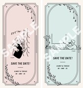 「We Live in Time この時を生きて」前売特典となるインビテーション壁紙のビジュアル