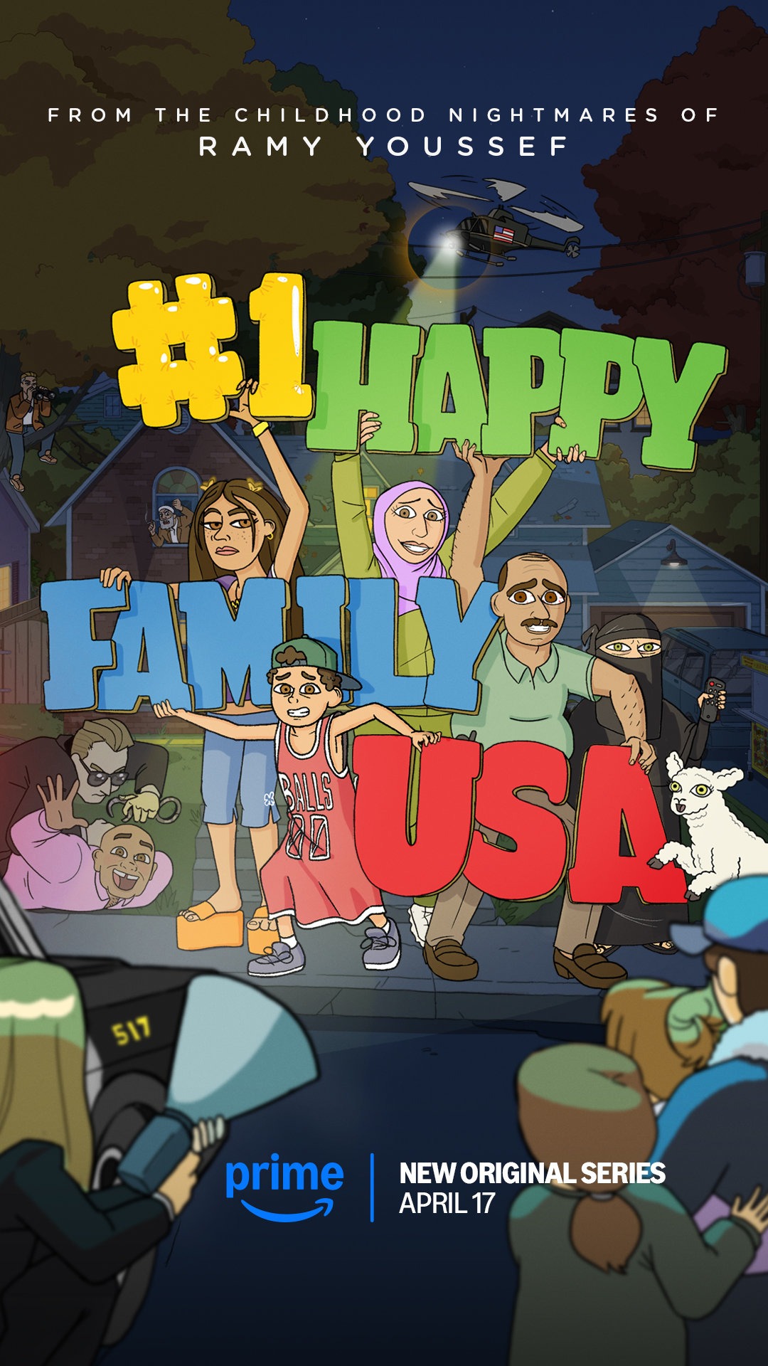 Amazon Original「#1ハッピーファミリーUSA」ビジュアル © Amazon Content Services LLC