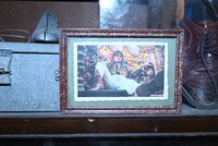 靴エリアに飾られていた王九の場面写真