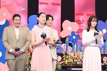 左から一ノ瀬ワタル、江口のりこ、ディーン・フジオカ、多部未華子