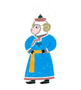 「あなたのワードローブ見せてください 世界民族衣装紀行」でガイドを務める羊先生