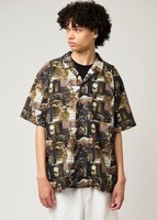 「ザ・チャイルド パターン」前面（ビッグシルエットオープンカラーシャツ / 税込6900円）