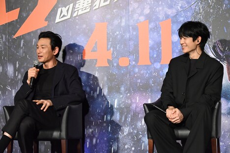 左からファン・ジョンミン、チョン・ヘイン