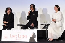 左から岩井俊二、豊川悦司、酒井美紀