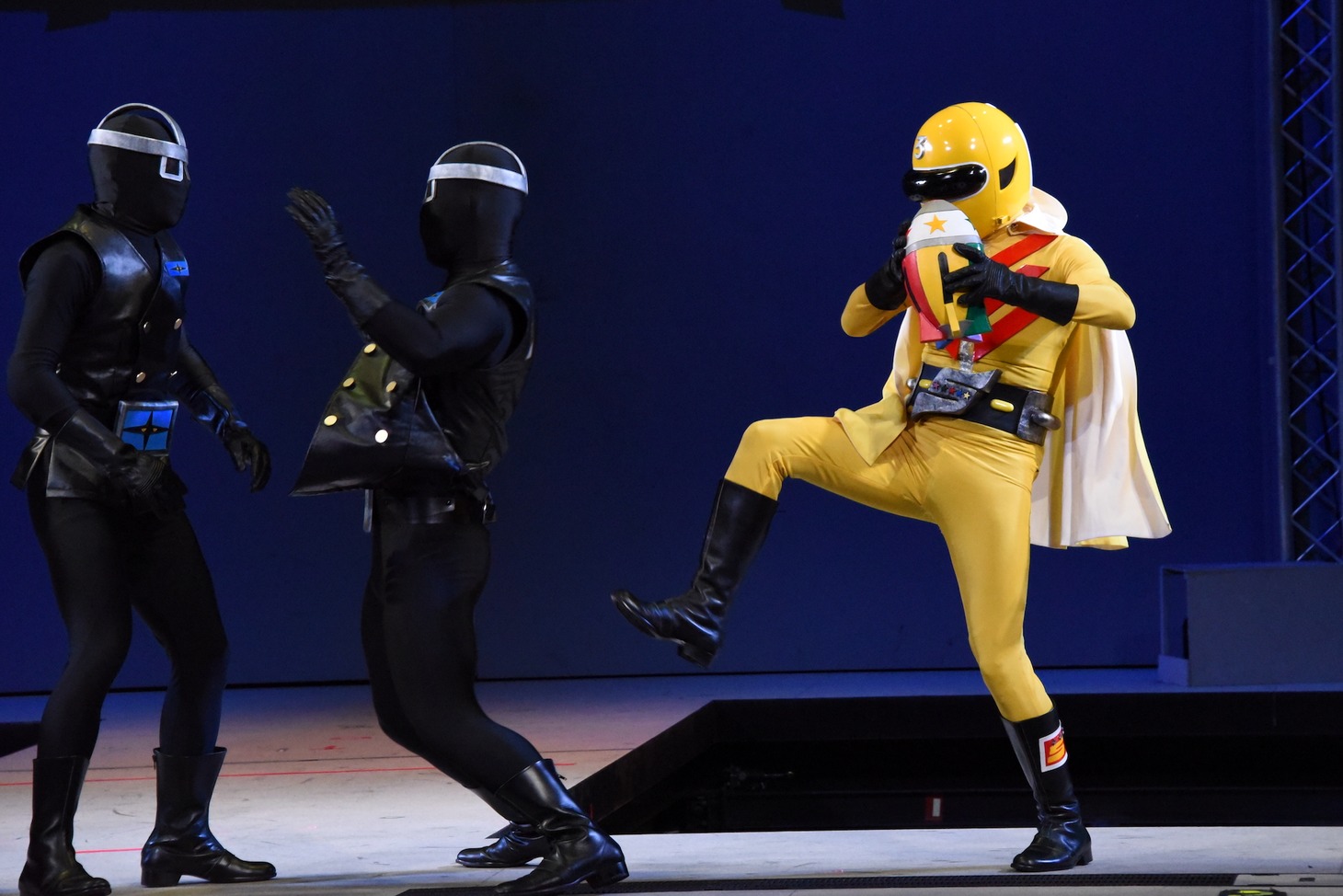 「秘密戦隊ゴレンジャー」シークレットプレミアムショー（アクションショー）の様子