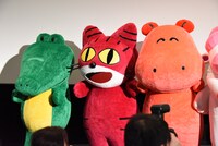 「たべっ子どうぶつ THE MOVIE」完成披露試写会の様子