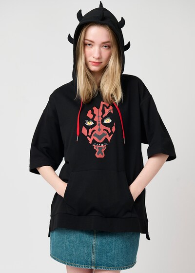 ダース・モール | ミニ裏毛ビッグシルエット半袖パーカー（5900円）