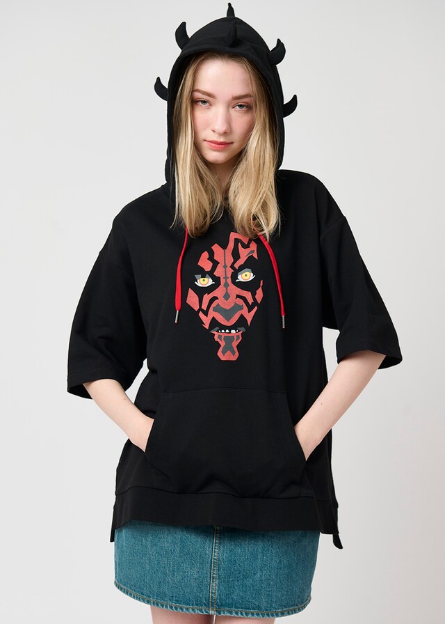 ダース・モール | ミニ裏毛ビッグシルエット半袖パーカー（5900円）