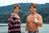 左から吉澤要人、青柳優馬
