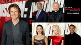 左から時計回りにトム・クルーズ、クリストファー・マッカリー、サイモン・ペッグ、グレッグ・ターザン・デイヴィス、ポム・クレメンティエフ、ヘイリー・アトウェル