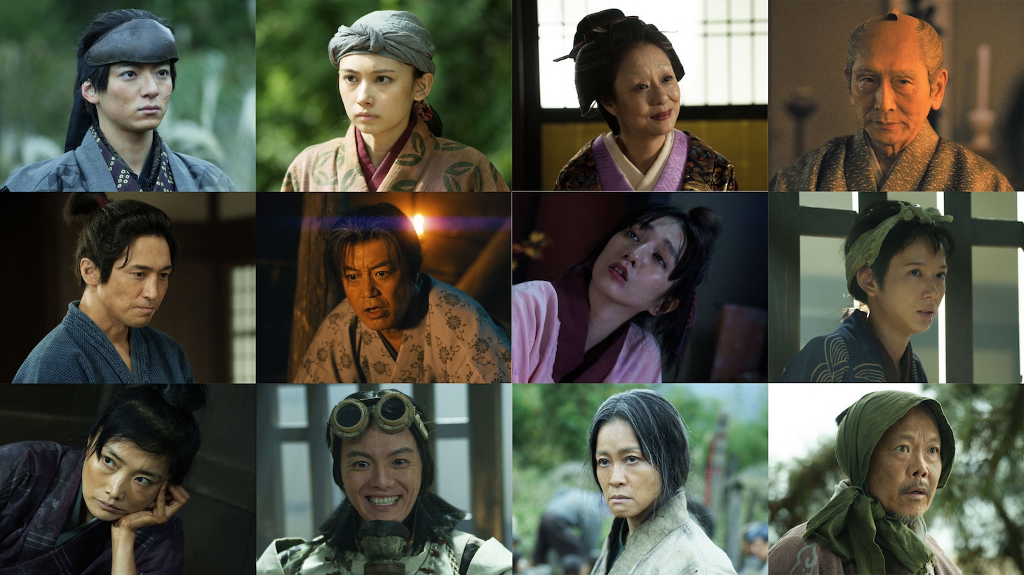 「連続ドラマW　I, KILL（アイキル）」新キャスト。上段左から西村拓哉、黒崎レイナ、山下容莉枝、矢島健一。中段左から高橋光臣、金山一彦、長井短、穂志もえか。下段左から佐藤江梨子、室龍太、濱田マリ、近藤芳正
