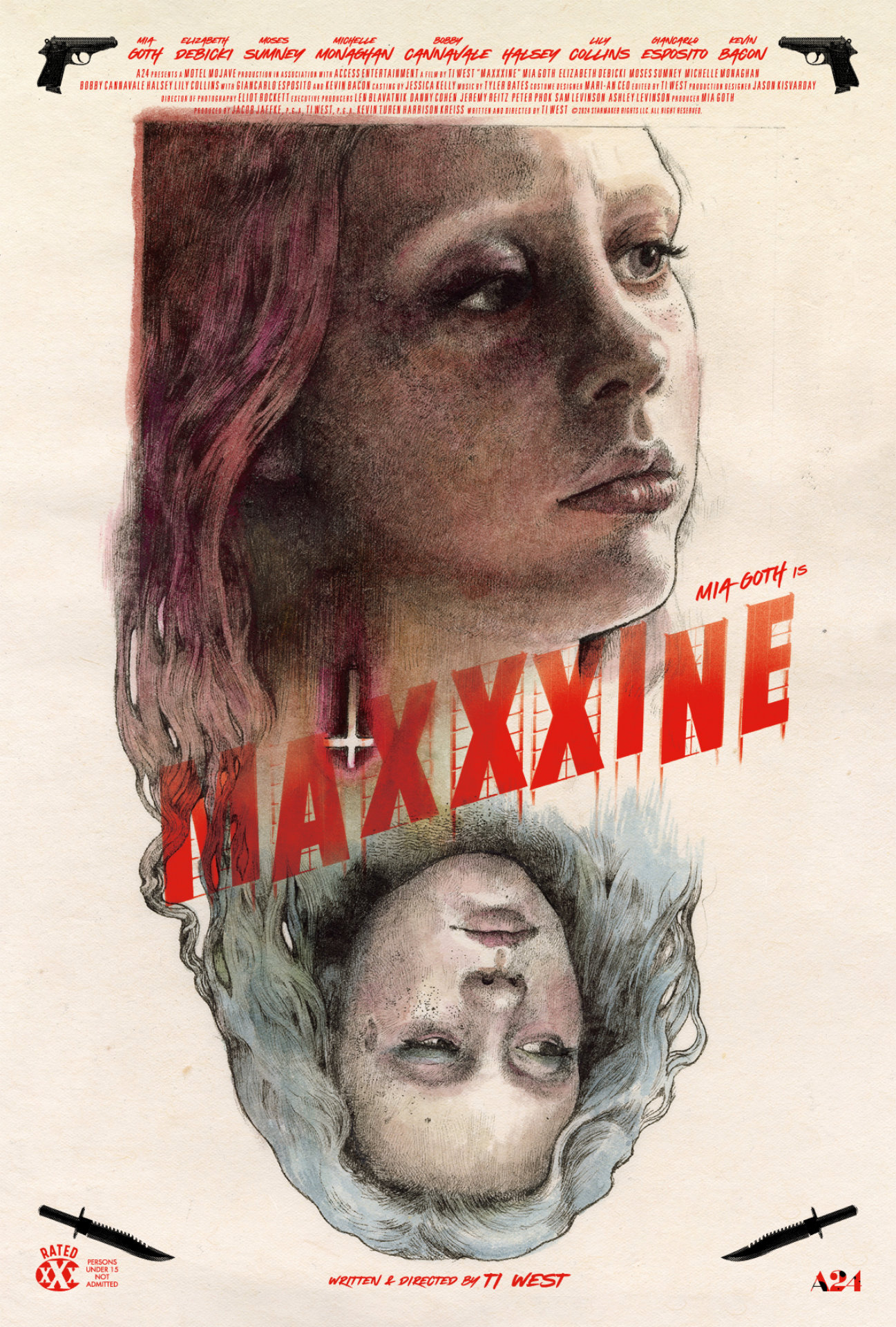「MaXXXine マキシーン」オルタナティブポスタービジュアル